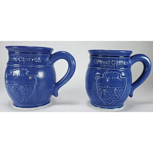 Lot of 2 16-oz Grand Canyon National Park Blue Coffee Mug Salem Oregon